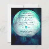 Pagan Wiccan Aquamarin Moon Gothic Handfastinglade (Vorderseite)