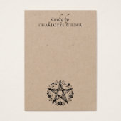 Pagan Wiccan Pentagramm Juwelier Earring Kraft (Vorderseite)