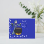 Pagan Winter Greetings Postkarte (Stehend Vorderseite)