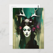 Pagan Woman Postkarte (Vorne/Hinten)