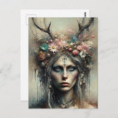 Pagan Woman Postkarte (Vorne/Hinten)
