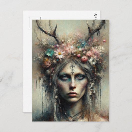 Pagan Woman Postkarte (Vorne/Hinten)