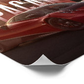 Pagani Supercars Cityscape Poster (Ecke)