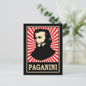 Paganini Postkarte (Stehend Vorderseite)