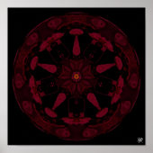 Paganrad v1 - Pareidolische Muster Poster (Vorne)