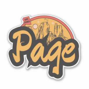 Page, Arizona Aufkleber