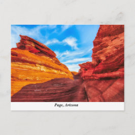 Page Arizona Postcard Postkarte