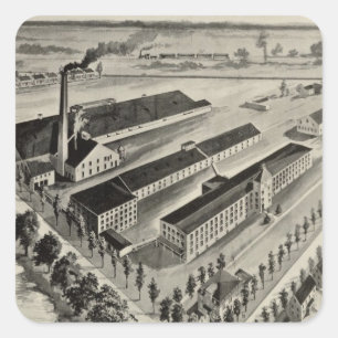Page Belting Company, Übereinstimmung, NH Quadratischer Aufkleber