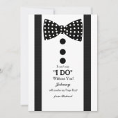 Page Boy Request Card Einladung (Vorderseite)