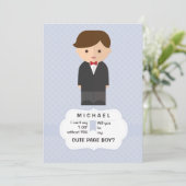 Page Boy Request Card Einladung (Stehend Vorderseite)