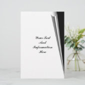 Page Curl Stationery Briefpapier (Stehend Vorderseite)