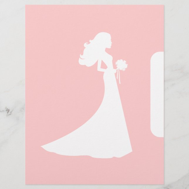 Page Divider for Bride Binder (Vorderseite)