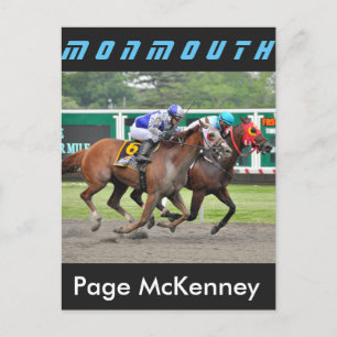 Page McKenney gewinnt Salvatore Mile Postkarte