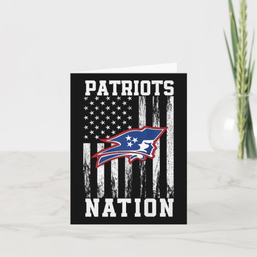 Page Patriots Logo Nation Hs Karte (Vorderseite)