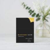 page_turn_business_card visitenkarte (Stehend Vorderseite)