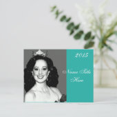 Pageant Autograph Postkarte (Stehend Vorderseite)