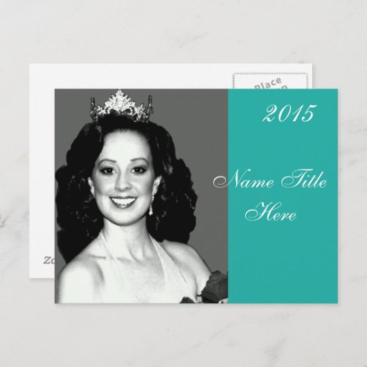 Pageant Autograph Postkarte (Vorne/Hinten)