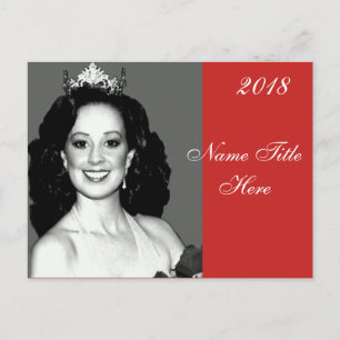 Pageant Autograph Postkarte