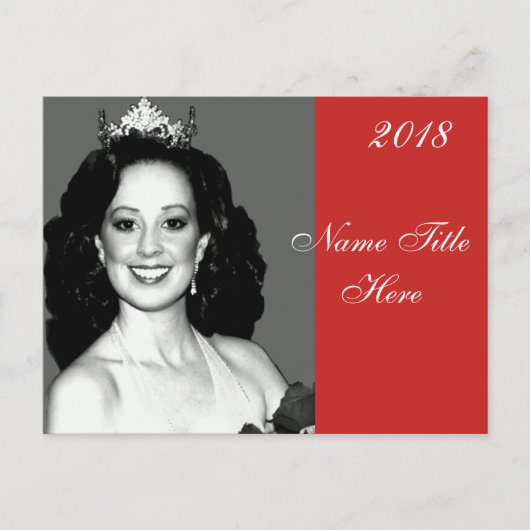 Pageant Autograph Postkarte (Vorderseite)