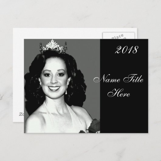 Pageant Autograph Postkarte (Vorne/Hinten)