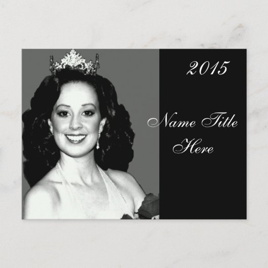 Pageant Autograph Postkarte (Vorderseite)