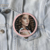Pageant Button-Button | Foto mit Glitzer Hintergru Button (Beispiel)