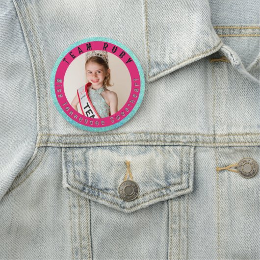 Pageant Button Pin (Beispiel)