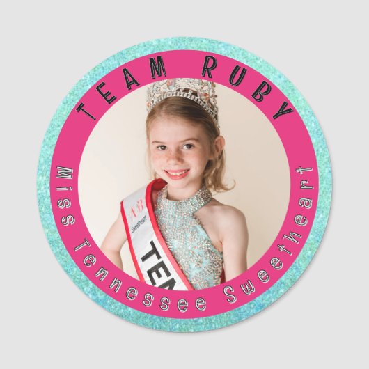 Pageant Button Pin (Vorderseite)