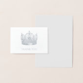 Pageant Crown Danke-Karte Folienkarte (Anzeige)