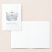 Pageant Crown Danke-Karte Folienkarte (Anzeige)