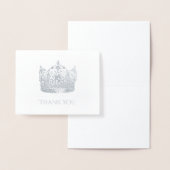 Pageant Crown Danke-Karte Folienkarte (Anzeige)