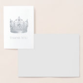 Pageant Crown Danke-Karte Folienkarte (Anzeige)