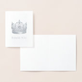 Pageant Crown Danke-Karte Folienkarte (Anzeige)