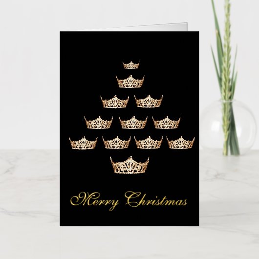 Pageant Crown Faltfoil Urlaubskarte (Vorderseite)