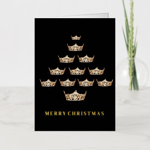Pageant Crown Faltfoil Urlaubskarte