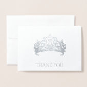Pageant Crown Fown Card Folienkarte (Vorderseite mit Umschlag)