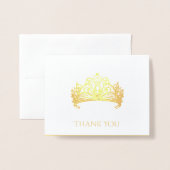 Pageant Crown Fown Card Folienkarte (Vorderseite mit Umschlag)