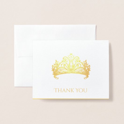 Pageant Crown Fown Card Folienkarte (Vorderseite mit Umschlag)