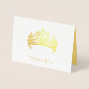 Pageant Crown Fown Card Folienkarte