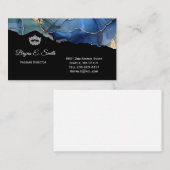 Pageant Crown Ink Swirt Visitenkarte (Vorne/Hinten)