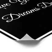 Pageant Crown Live Your Dreams Poster (Ecke)