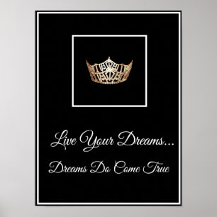 Pageant Crown Live Your Dreams Poster