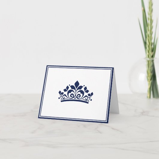 Pageant Crown Note Card (Vorderseite)