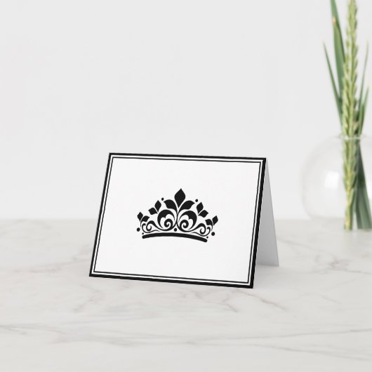 Pageant Crown Note Card (Vorderseite)