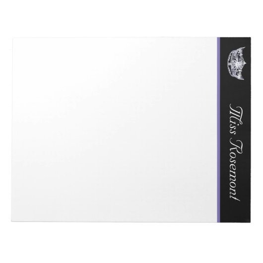 Pageant Crown Notepad Notizblock (Vorderseite)