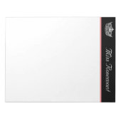 Pageant Crown Notepad Notizblock (Vorderseite)