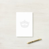 Pageant Crown Notes Post-it Klebezettel (Auf Schreibtisch)