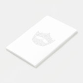 Pageant Crown Notes Post-it Klebezettel (angewinkelt)