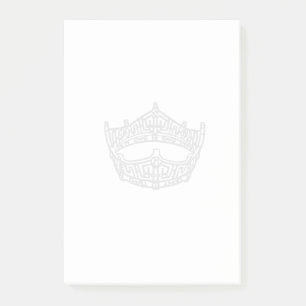 Pageant Crown Notes Post-it Klebezettel