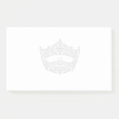 Pageant Crown Notes Post-it Klebezettel (Vorderseite)